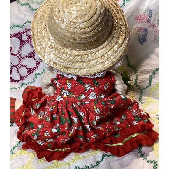 VINTAGE 1993 HOUSE OF LLOYD CHRISTMAS AROUND THE WORLD FLOSSIE BUNNY 15" - Picture 5 of 11